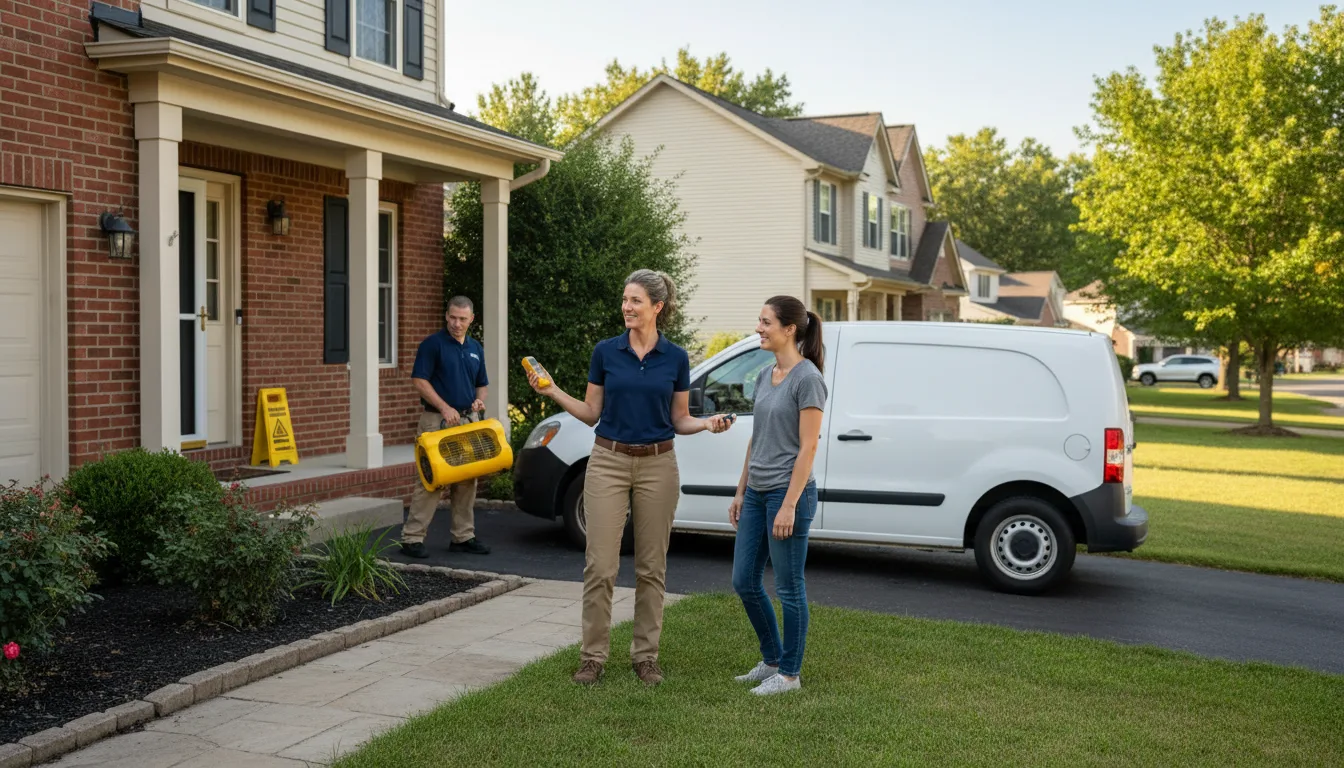 Residential water damage restoration in Payson, AZ